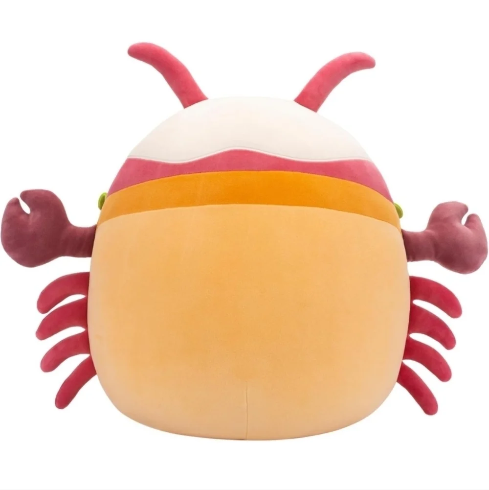 Adorable Pink and Orange Plush Toy Squishmallows Original 14-Inch Lorono Lobster